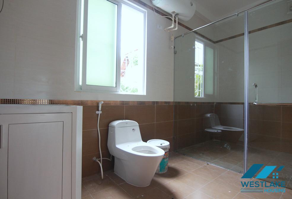 An unfurnished villa with yard for rent in To Ngoc Van, Tay Ho