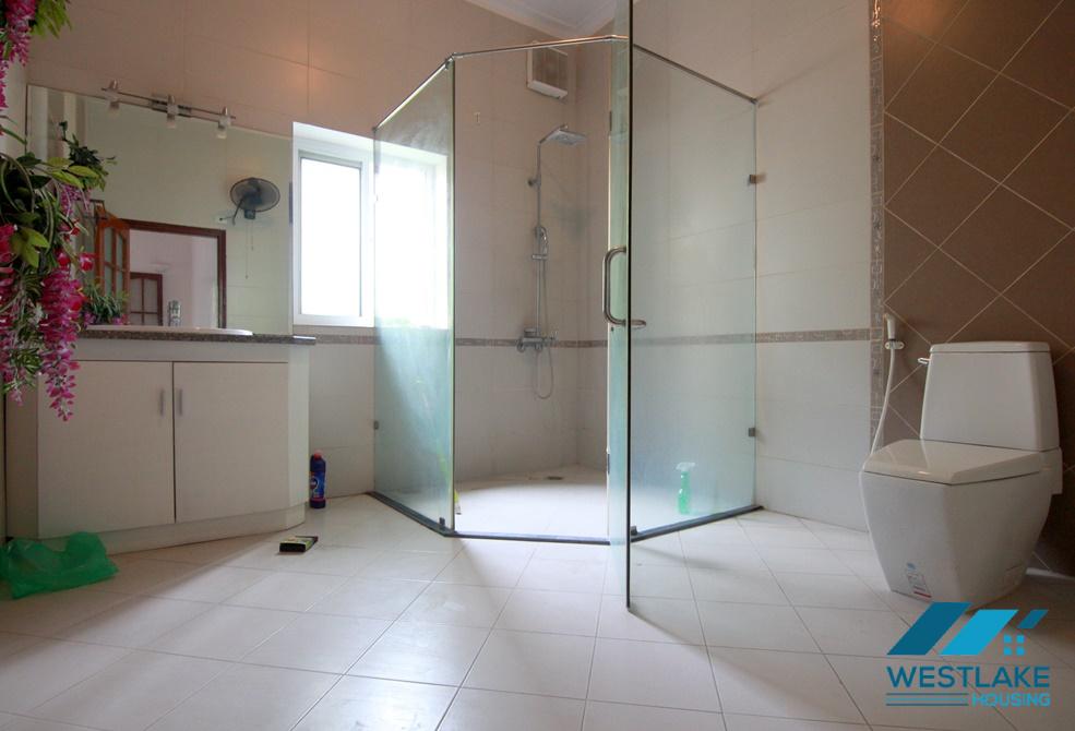 An unfurnished villa with yard for rent in To Ngoc Van, Tay Ho