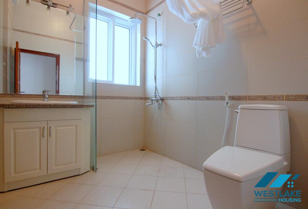 An unfurnished villa with yard for rent in To Ngoc Van, Tay Ho