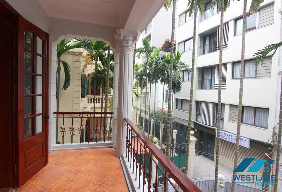 An unfurnished villa with yard for rent in To Ngoc Van, Tay Ho