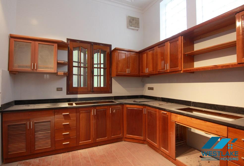 An unfurnished villa with yard for rent in To Ngoc Van, Tay Ho