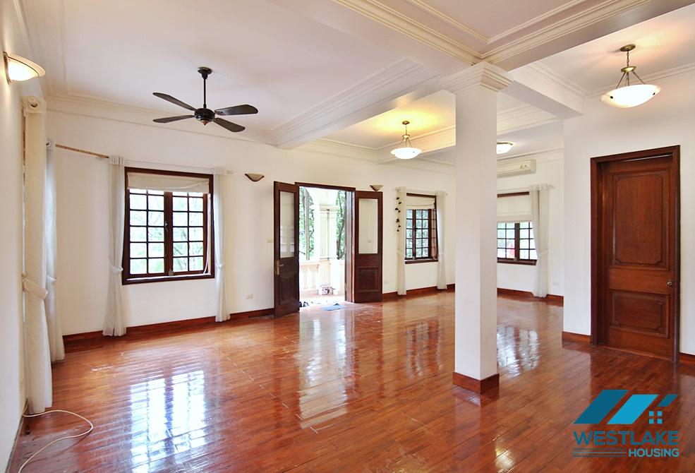 A nice villa with big yard for rent in To Ngoc Van, Tay Ho