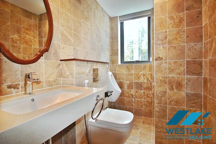Beautiful, spacious 4-bedroom apartment with a large balcony and lake view for rent in Tu Hoa, Tay Ho, Hanoi.