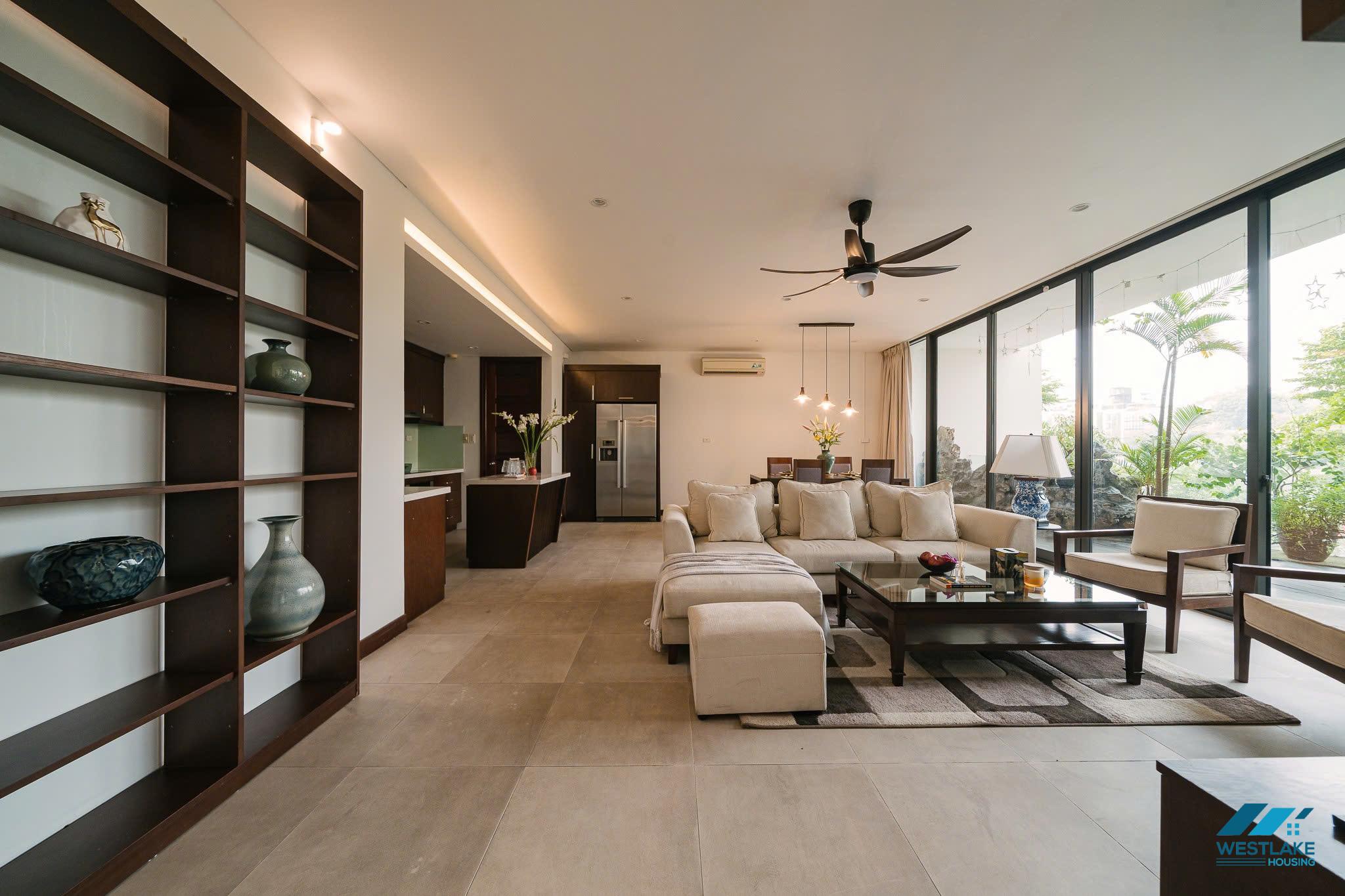 A beautiful 02 bedrooms apartment with lake view and large balcony for rent in Tay Ho, Ha Noi A beautiful 02 bedrooms apartment with lake view and large balcony for rent in Tay Ho, Ha Noi
