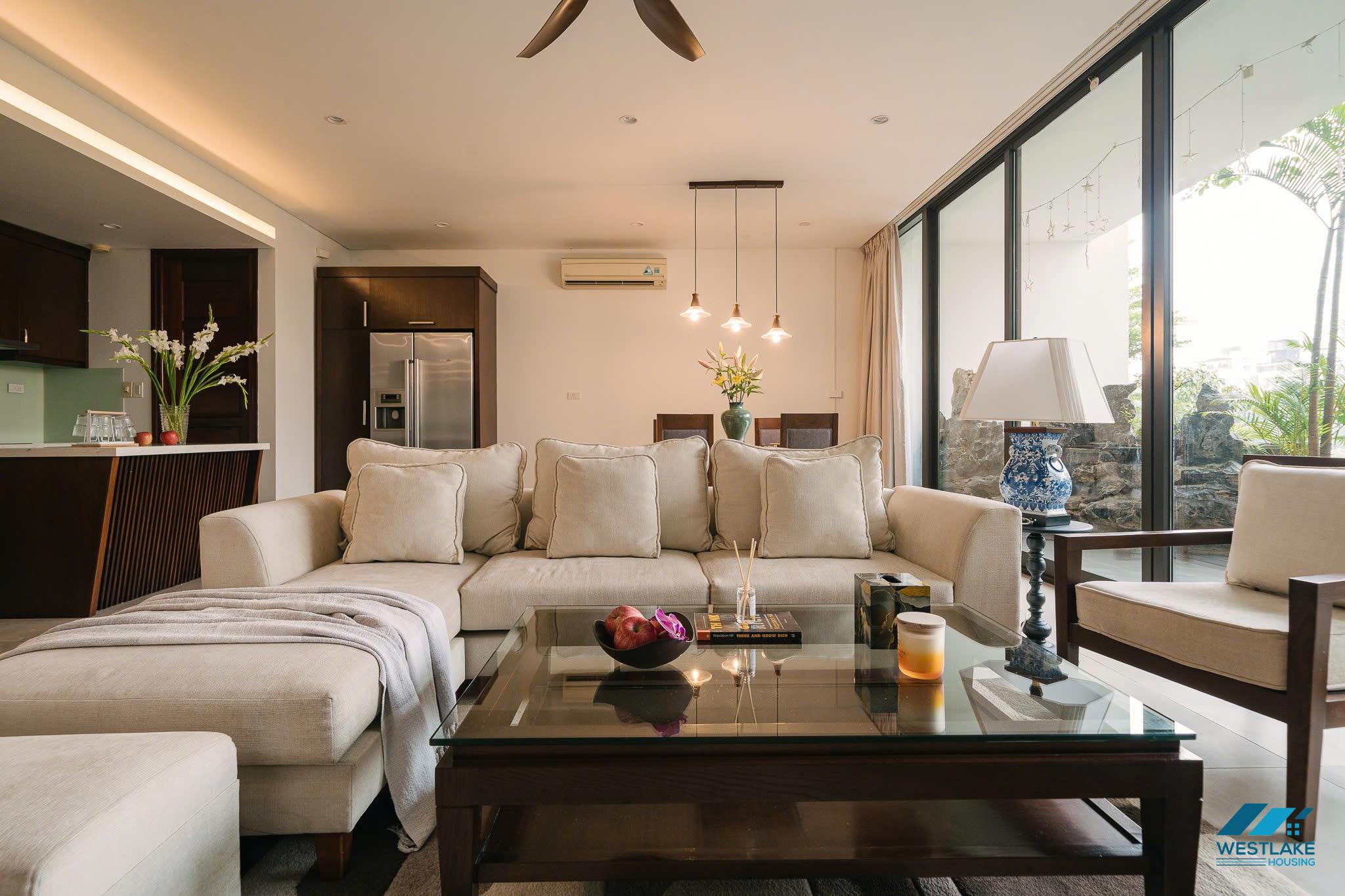 A beautiful 02 bedrooms apartment with lake view and large balcony for rent in Tay Ho, Ha Noi A beautiful 02 bedrooms apartment with lake view and large balcony for rent in Tay Ho, Ha Noi