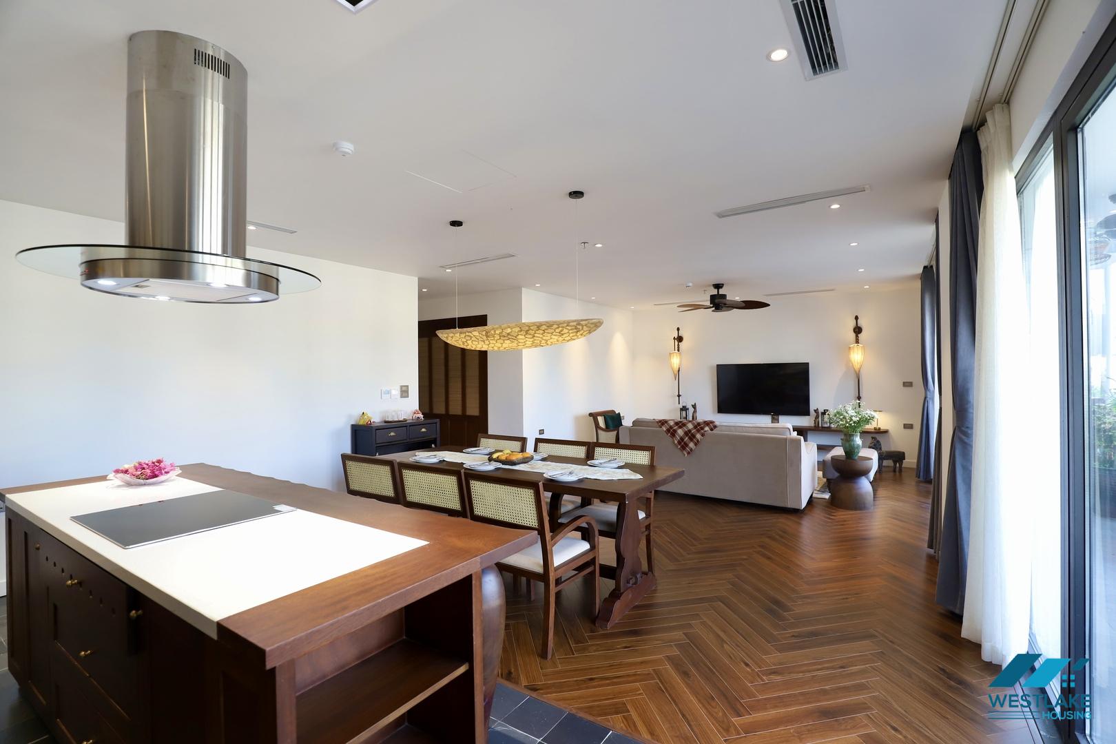 Good quality and lake view, three bedrooms apartment for rent in Truc Bach area, Ha Noi Good quality and lake view, three bedrooms apartment for rent in Truc Bach area, Ha Noi