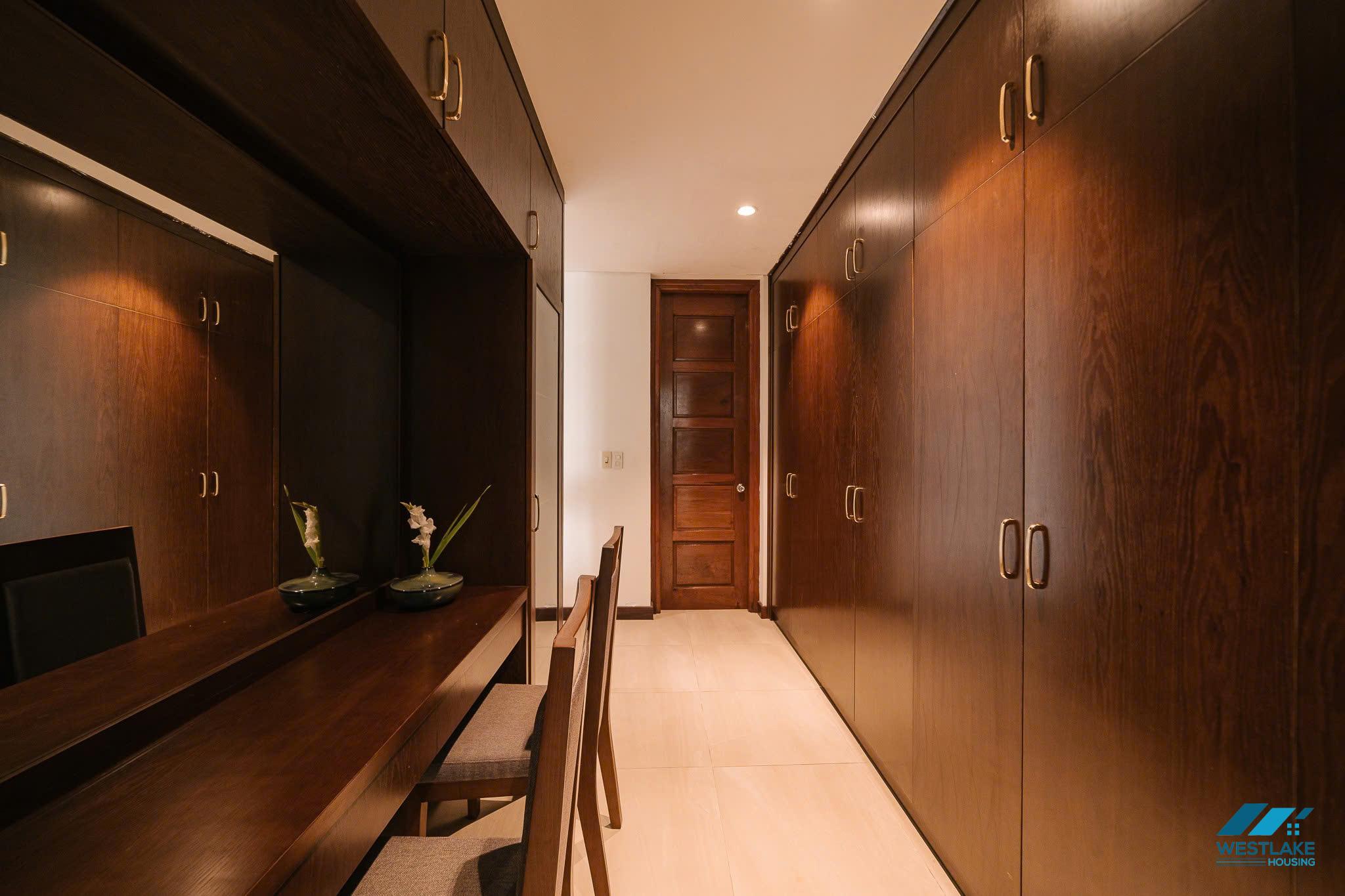 Lake view 2 bedrooms apartment for rent in Vu Mien area, Tay Ho, Ha Noi
