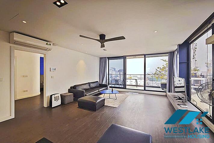 High floor and morden 3 bedrooms apartment for rent in To Ngoc Van st, Tay Ho, Ha Noi