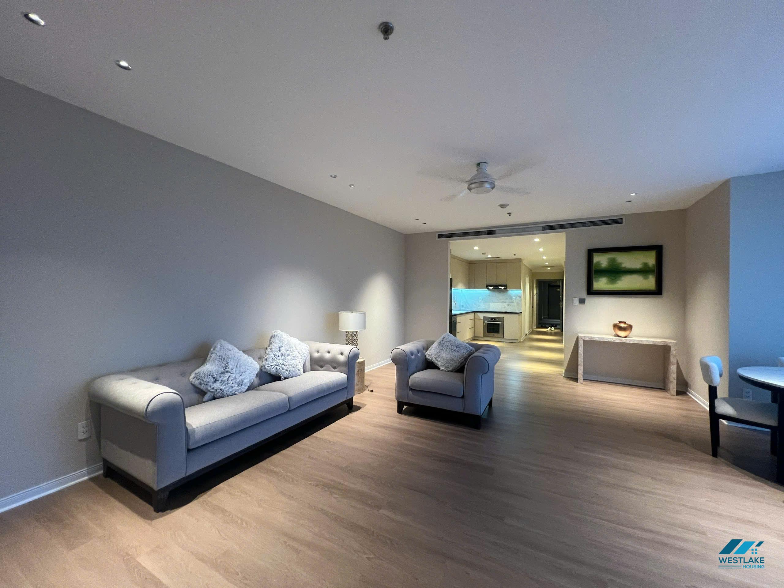 High-end 3 bedroom apartment for rent in Skyline, Truc Bach area, Ha Noi