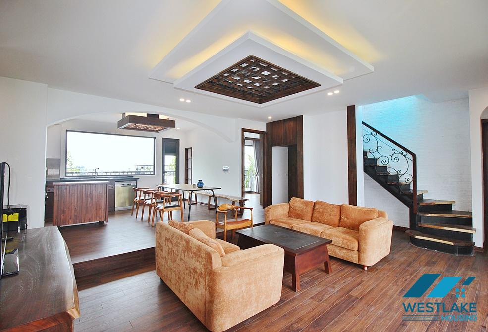 Lake view 4 bedrooms duplex apartment for rent in To Ngoc Van st, Tay Ho, Ha Noi Lake view 4 bedrooms duplex apartment for rent in To Ngoc Van st, Tay Ho, Ha Noi