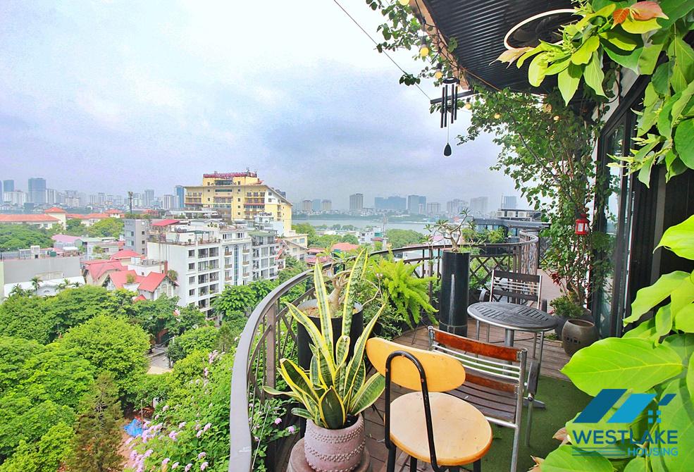 Lake view 4 bedrooms duplex apartment for rent in To Ngoc Van st, Tay Ho, Ha Noi Lake view 4 bedrooms duplex apartment for rent in To Ngoc Van st, Tay Ho, Ha Noi