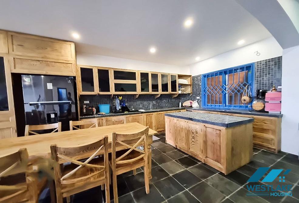 Furnished house 3 beds for rent in Long Bien on the and Red Rive